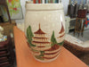 Petite Ceramic Pagoda Garden Seat