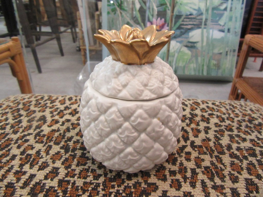 cute pineapple design ceramic tea pot