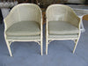 HWR Faux Bamboo Barrel Chairs