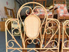 Pair of Cute and Curvy Twin Rattan Headboards