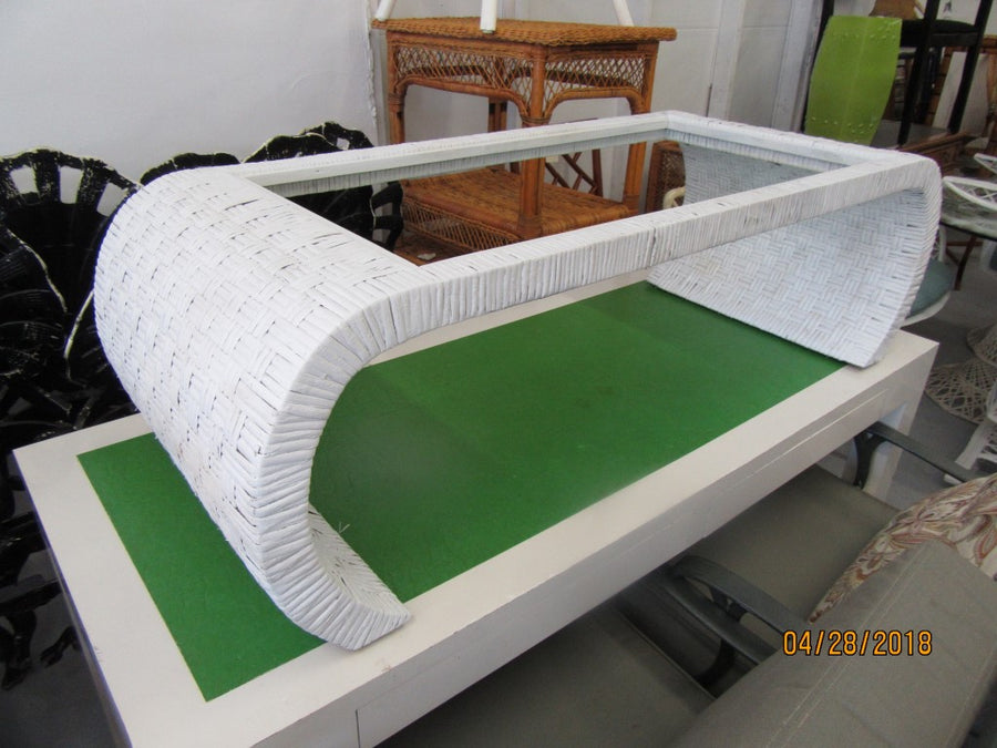 Woven Ming Style Wicker  Coffee Table
