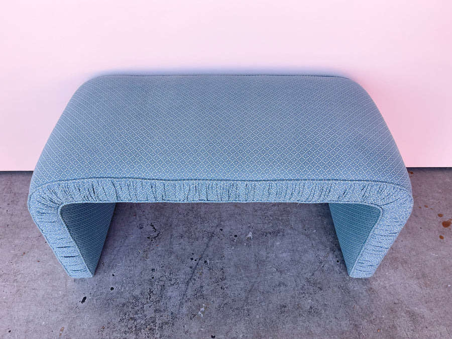Upholstered Waterfall Bench