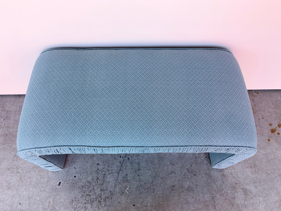 Upholstered Waterfall Bench