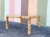 Island Chic Rattan Wrapped Coffee Table