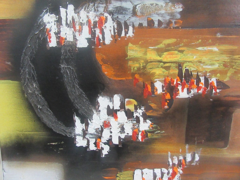 Mid Century Abstract Palet Painting