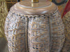 Pair of Woven Caged Island Style Lamps