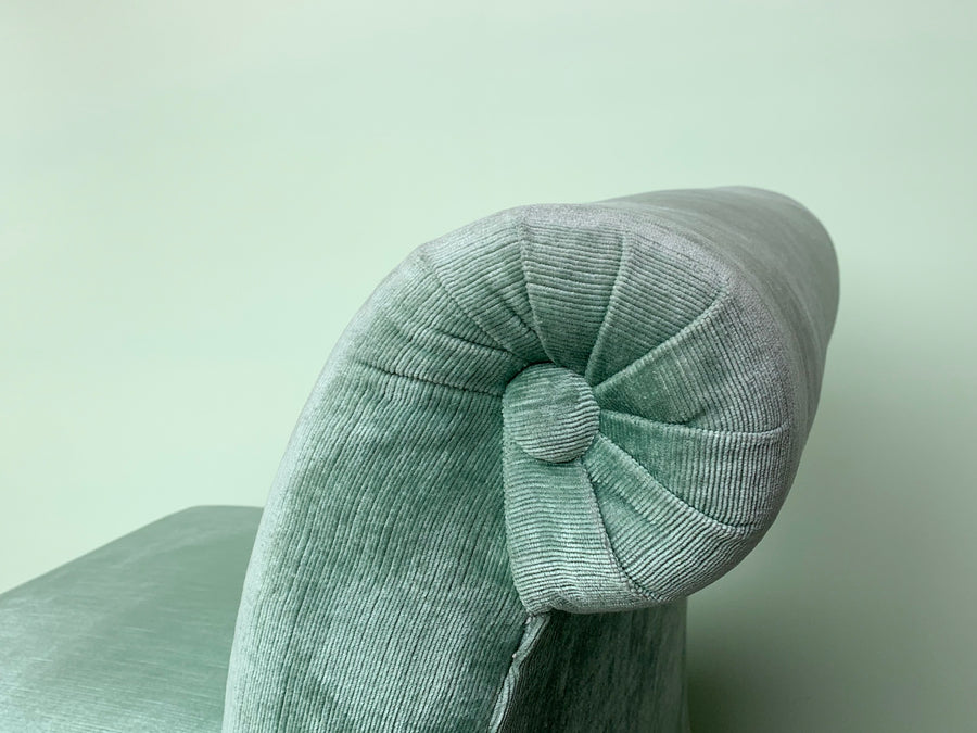 Pair of Henredon Seafoam Chairs