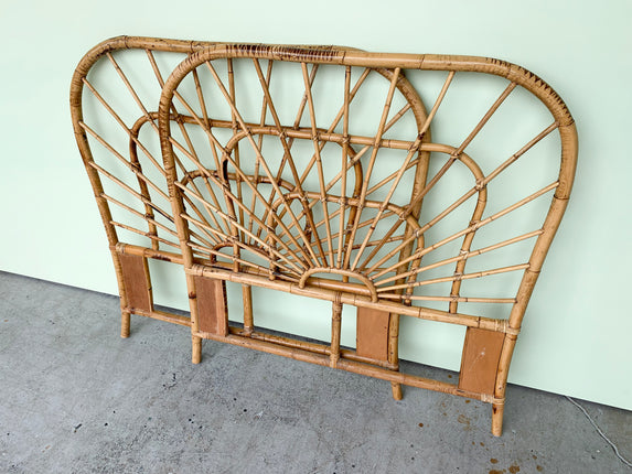 Pair of Sunshine Rattan Twin Headboards