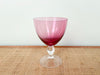 Set of Twelve Hot Pink Glassware