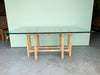 Rattan McGuire Style Dining Table