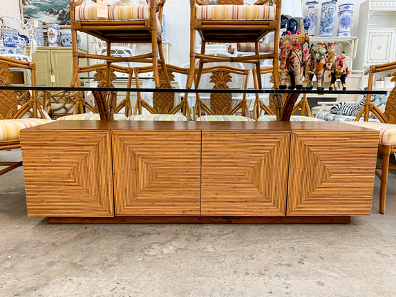 Modern Pencil Reed Credenza