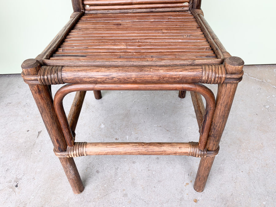 Pair of Italian Rattan Chairs