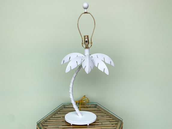 Tole Palm Tree Lamp