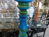 Turqouise & Green Italian Column Lamp
