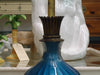 Vintage Cobalt Blue Lamp