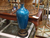 Vintage Cobalt Blue Lamp